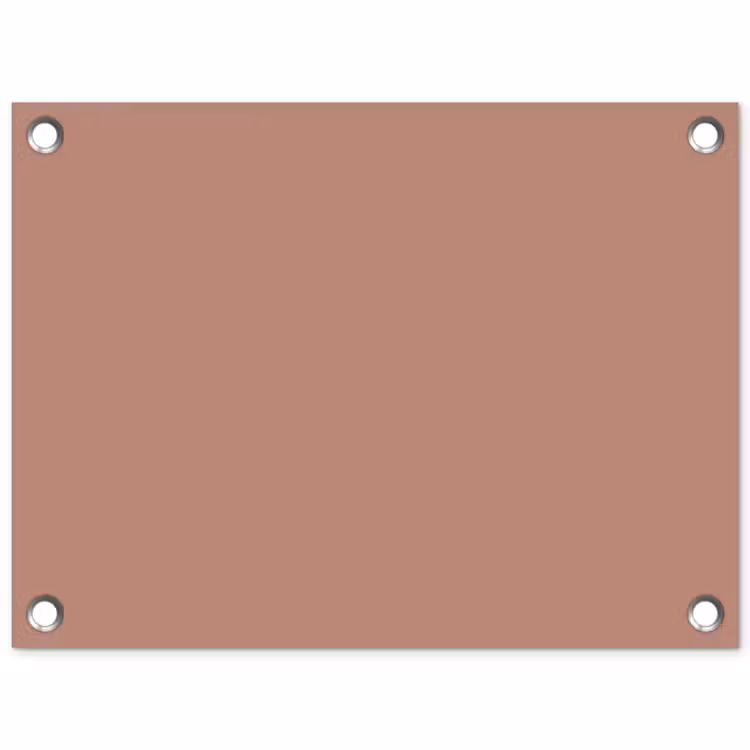 Earthy - Blusher - Roze tuinposter los doek klein 239 -3d