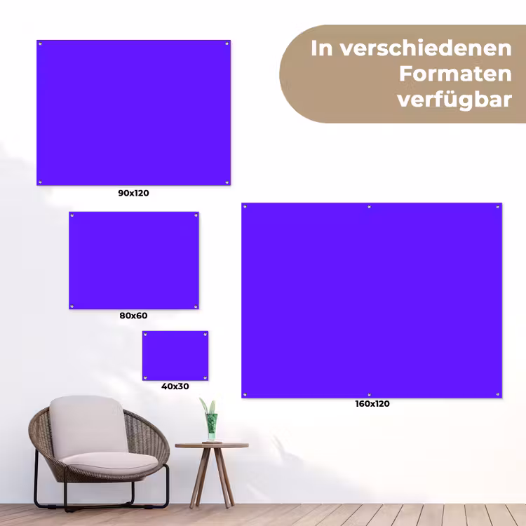 Electric - Indigo - Paars tuinposter los doek klein 239 -Xsfeer9_DE
