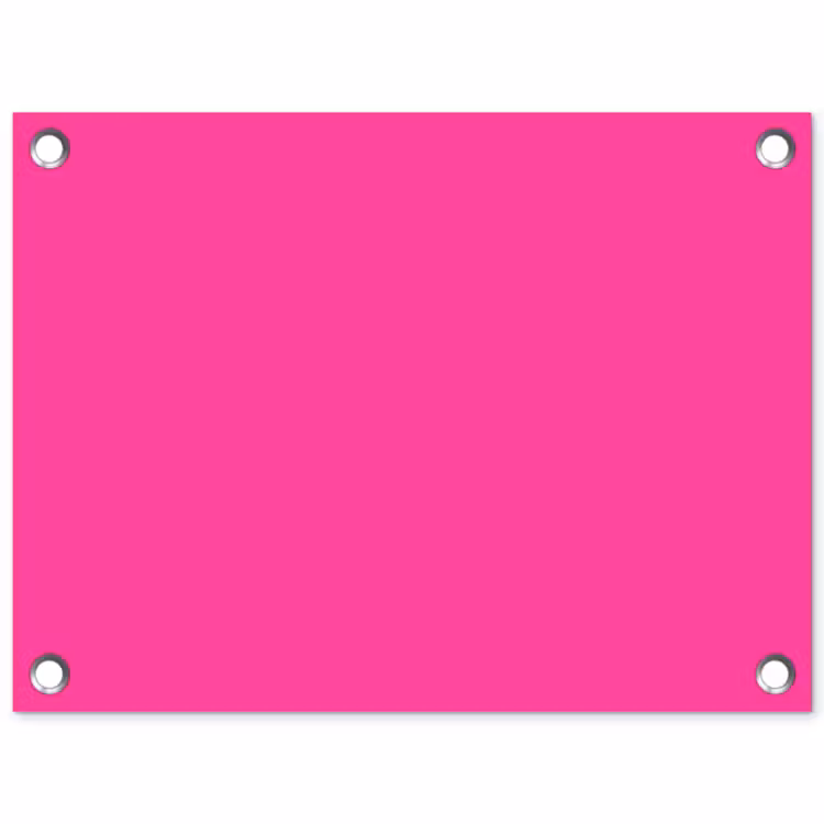 Electric - Magenta - Roze tuinposter los doek klein 239 -3d