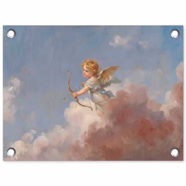 Engel - Pijl en boog - Mythologie - Klassiek tuinposter los doek klein -3d