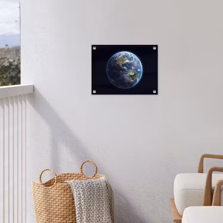 Gartenposter - Erde – Weltraum – Kosmos - Aarde - Ruimte - Kosmos tuinposter los doek klein