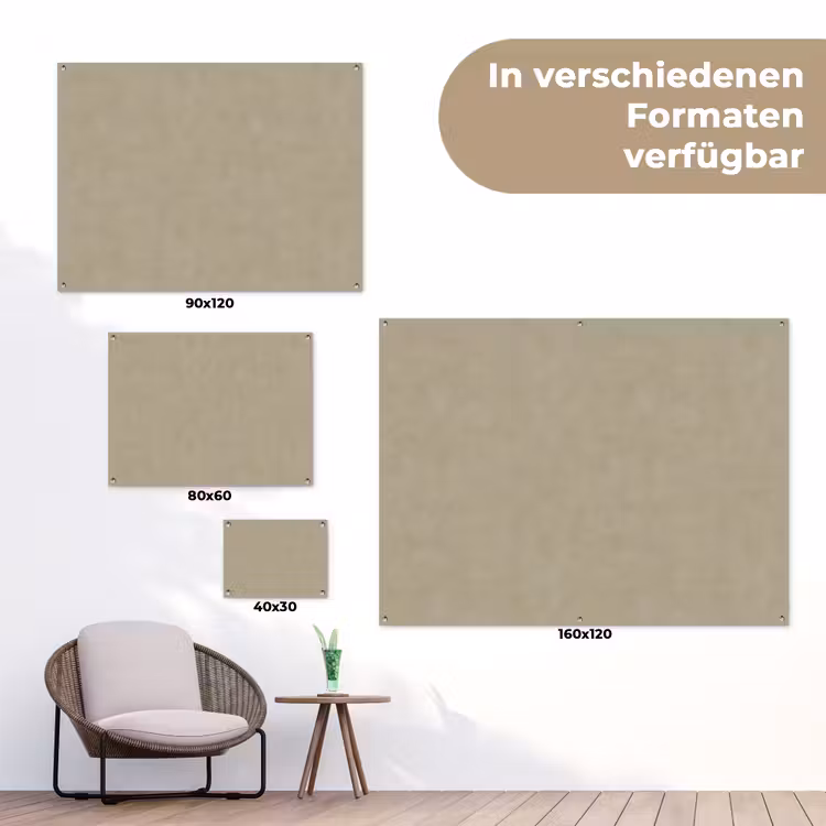 Taupekleur - Gewolkt textuur - Natuurlijk tuinposter los doek klein 239 -Xsfeer9_DE