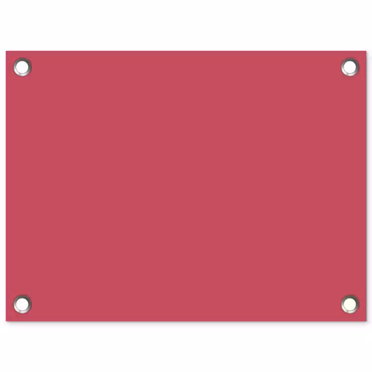 Bold - Berry - Rood tuinposter los doek klein 239 -3d