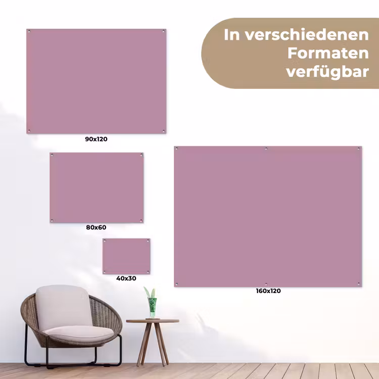 Lilac - Paars - Mauve tuinposter los doek klein 239 -Xsfeer9_DE