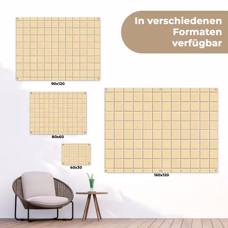 Tegels - Patroon - Crème tuinposter los doek klein 239 -Xsfeer9_DE