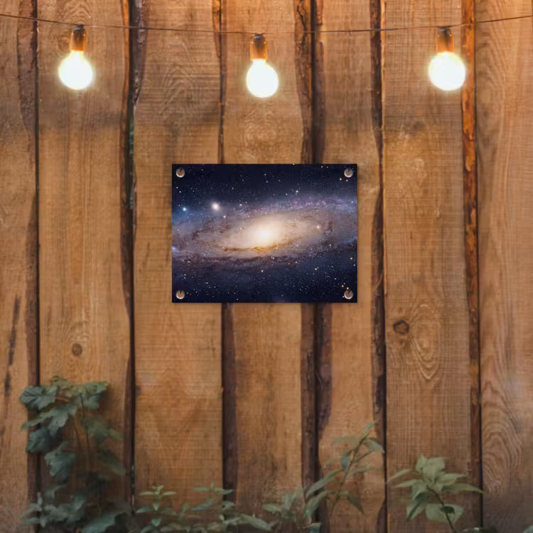 Gartenposter - Galaxie – Weltraum – Kosmos - Sterrenstelsel - Ruimte - Kosmos tuinposter los doek klein