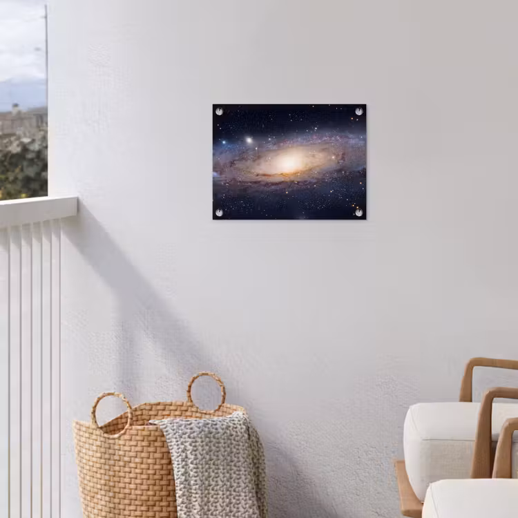 Gartenposter - Galaxie – Weltraum – Kosmos - Sterrenstelsel - Ruimte - Kosmos tuinposter los doek klein