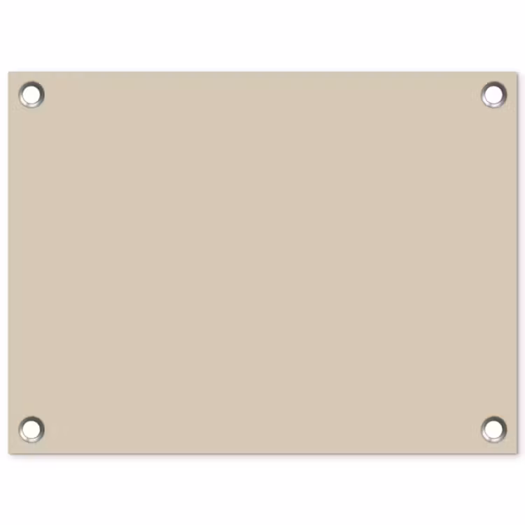 Baked - Biscuit - Nude tuinposter los doek klein 239 -3d