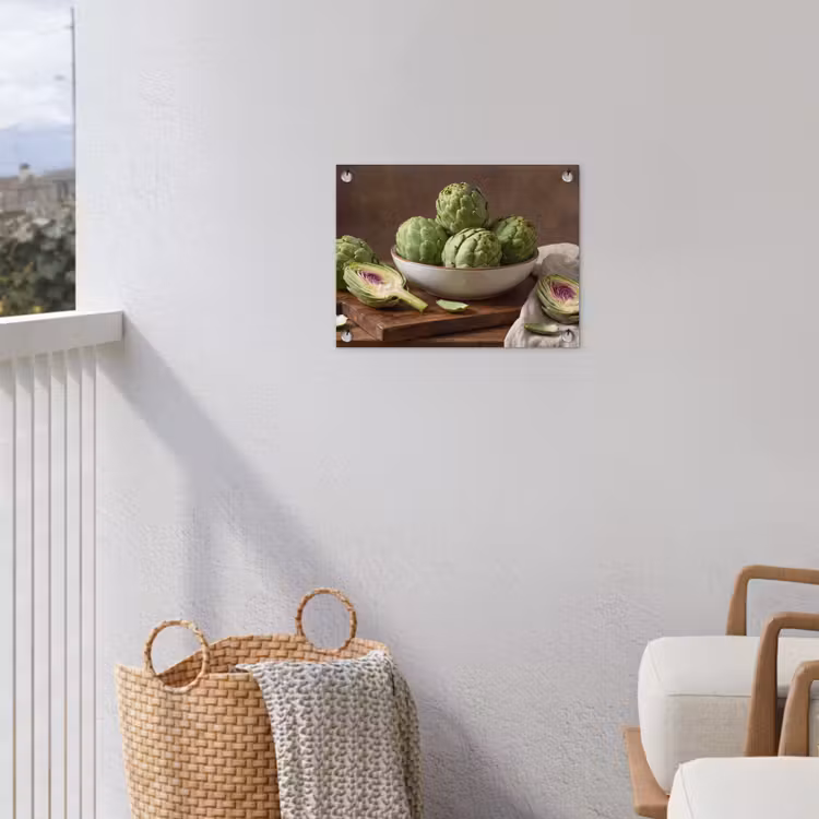 Gartenposter - Gemüse – Artischocke – Küche - Groenten - Artisjok - Keuken tuinposter los doek klein