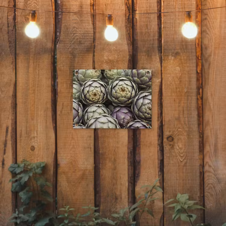 Gartenposter - Gemüse – Frisch – Essen - Groenten - Vers - Eten tuinposter los doek klein