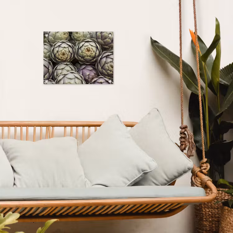 Gartenposter - Gemüse – Frisch – Essen - Groenten - Vers - Eten tuinposter los doek klein