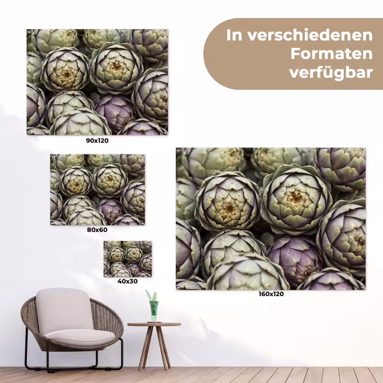 Gartenposter - Gemüse – Frisch – Essen - Groenten - Vers - Eten tuinposter los doek klein