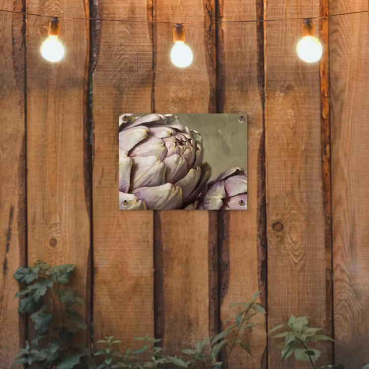 Gartenposter - Gemüse – Stillleben – Gemälde - Groente - Stilleven - Schilderij tuinposter los doek klein