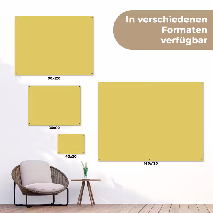 Golden - Ochre - Geel tuinposter los doek klein 239 -Xsfeer9_DE