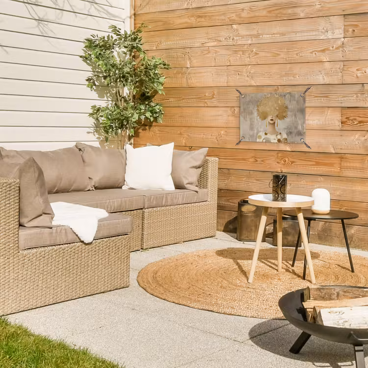 Goud - Portret - Vrouw tuinposter los doek klein -sfeer4