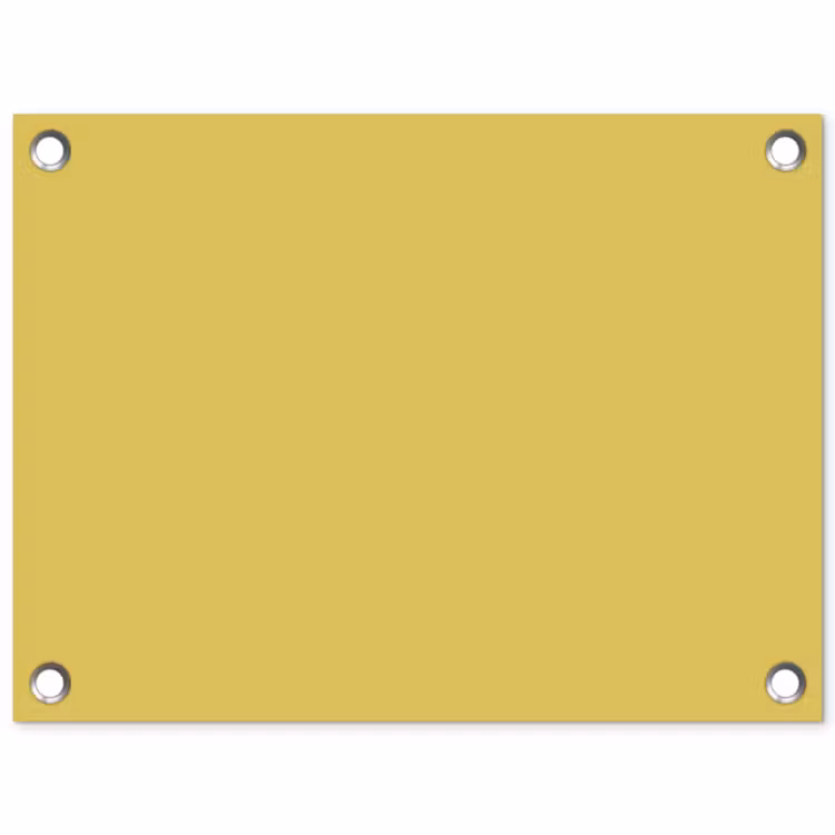 Golden - Victory - Geel tuinposter los doek klein 239 -3d