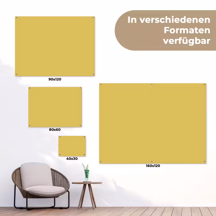 Golden - Victory - Geel tuinposter los doek klein 239 -Xsfeer9_DE
