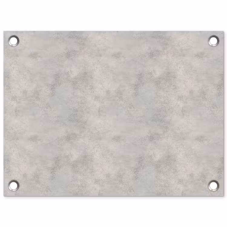 Grijs - Beton - Industrieel tuinposter los doek klein 239 -3d