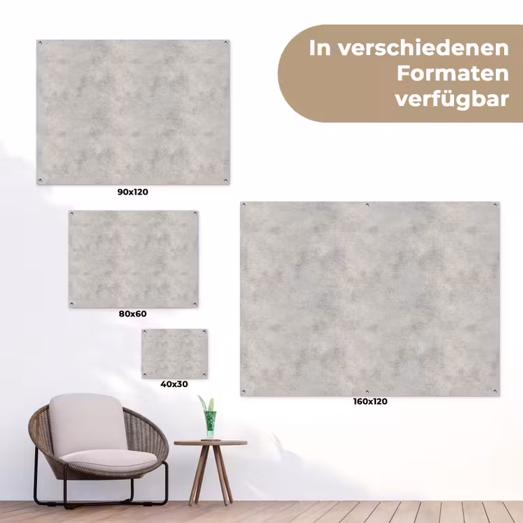 Grijs - Beton - Industrieel tuinposter los doek klein 239 -Xsfeer9_DE