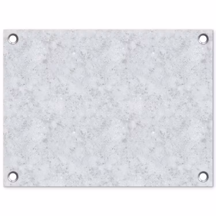 Grijs - Terrazzo-effect - Beton tuinposter los doek klein 239 -3d