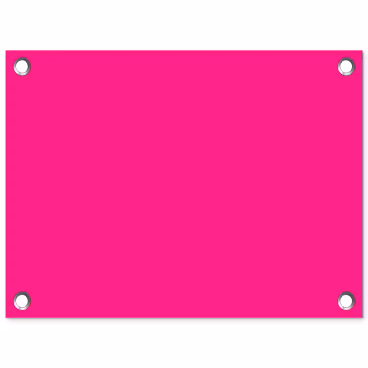 Hot - Fuchsia - Roze tuinposter los doek klein 239 -3d