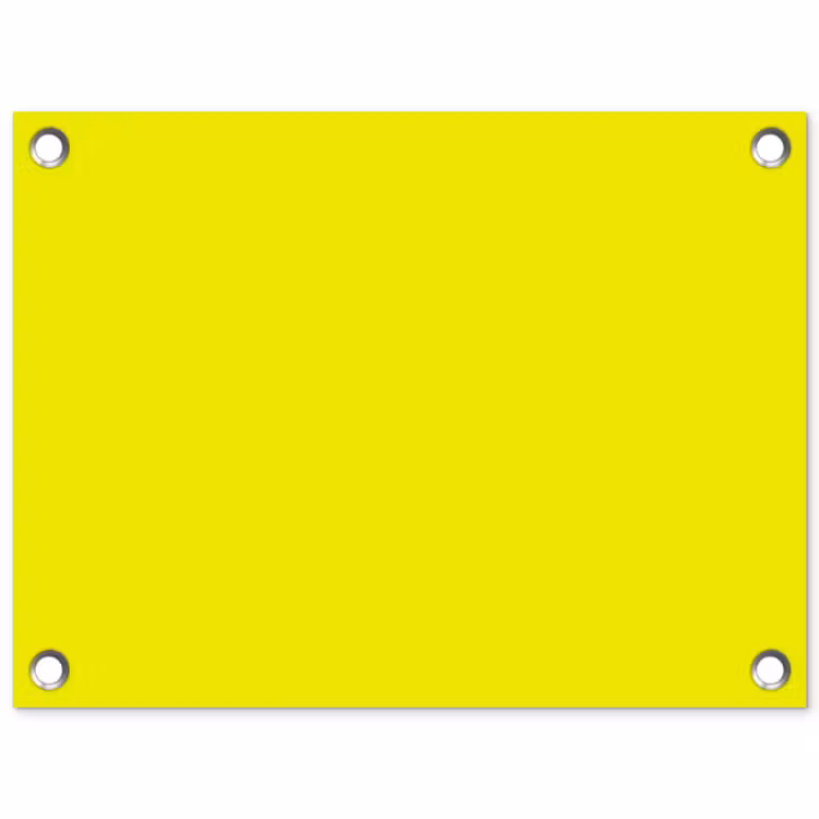 Bright - Canary - Geel tuinposter los doek klein 239 -3d
