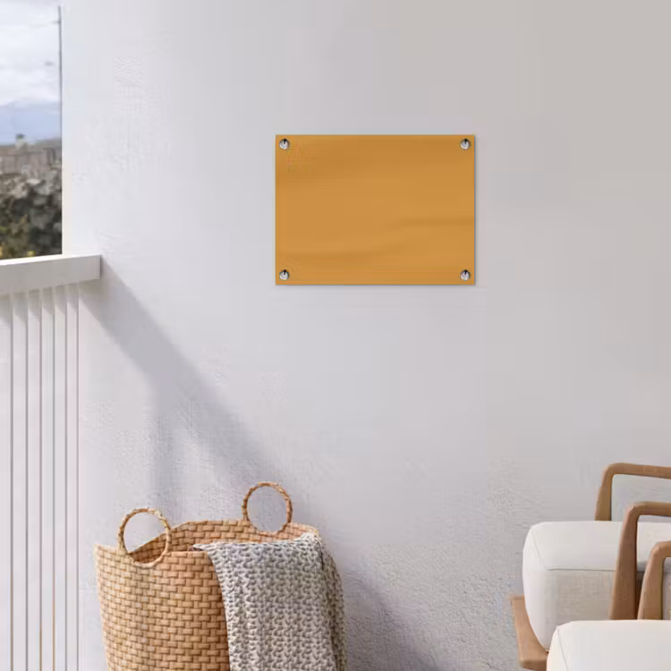 Autumn - Mustard - Geel tuinposter los doek klein 239 -sfeer8