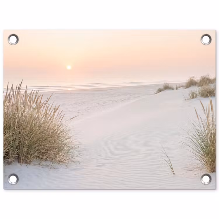 Horizon - Duinlandschap - Zand tuinposter los doek klein -3d