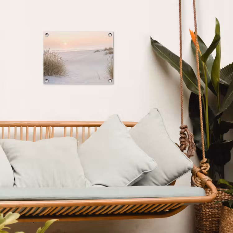 Horizon - Duinlandschap - Zand tuinposter los doek klein -sfeer7