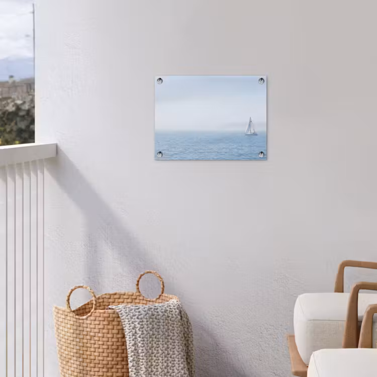 Horizon - Zeilboot - Zee tuinposter los doek klein -sfeer8