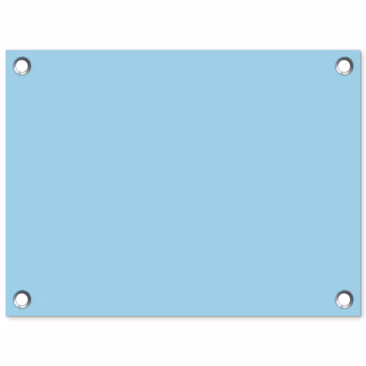 Ice - Blue - Blauw tuinposter los doek klein 239 -3d