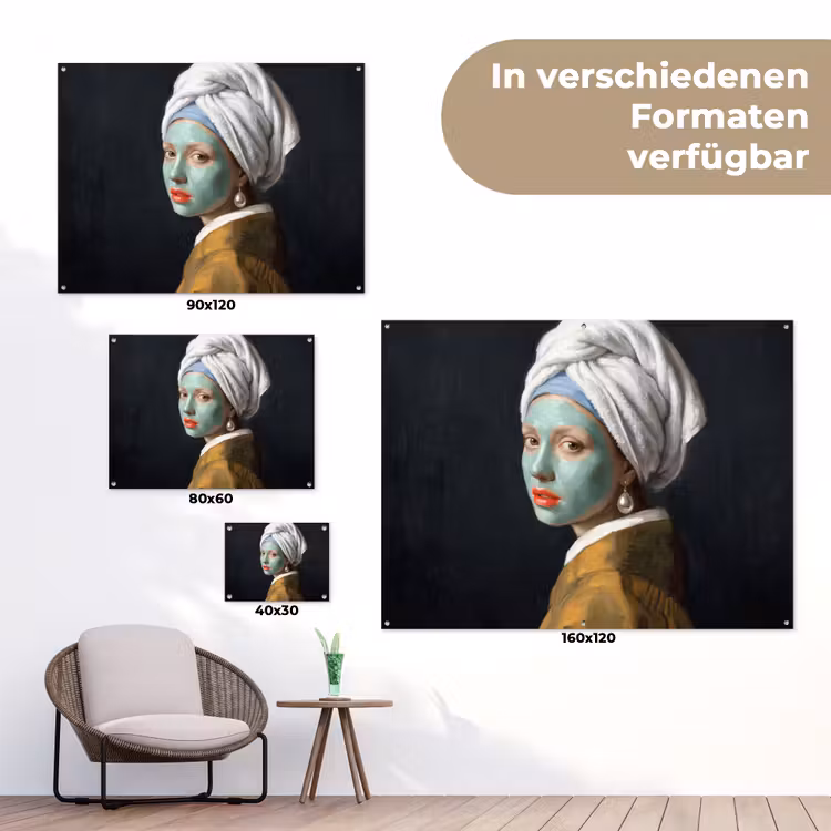 Iconisch - Modern - Kleurrijk tuinposter los doek klein -Xsfeer9_DE