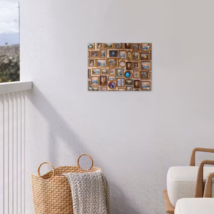 Interieur - Kunst - Collectie - Klassiek - Goud tuinposter los doek klein -sfeer8