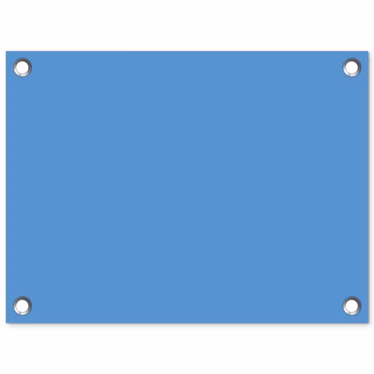 Cornflower - Blue - Blauw tuinposter los doek klein 239 -3d