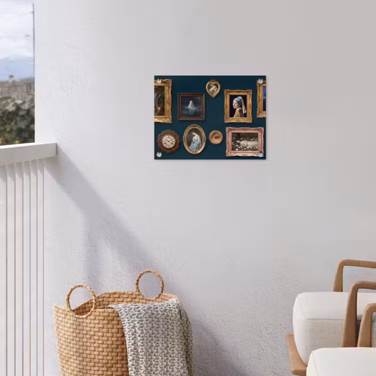 Kunst - Schilderijen - Decoratie - Klassiek - Groen tuinposter los doek klein -sfeer8