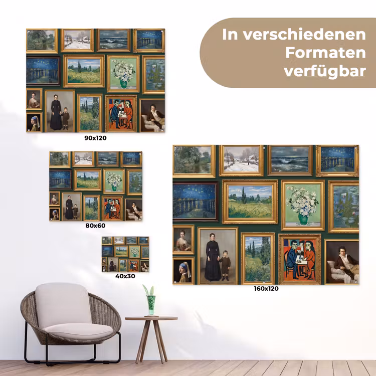 Kunst - Schilderijen - Collectie - Klassiek - Groen tuinposter los doek klein -Xsfeer9_DE
