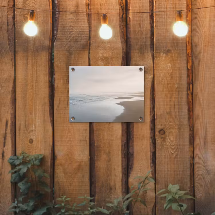 Kustlijn - Strand - Oceaan tuinposter los doek klein -sfeer1