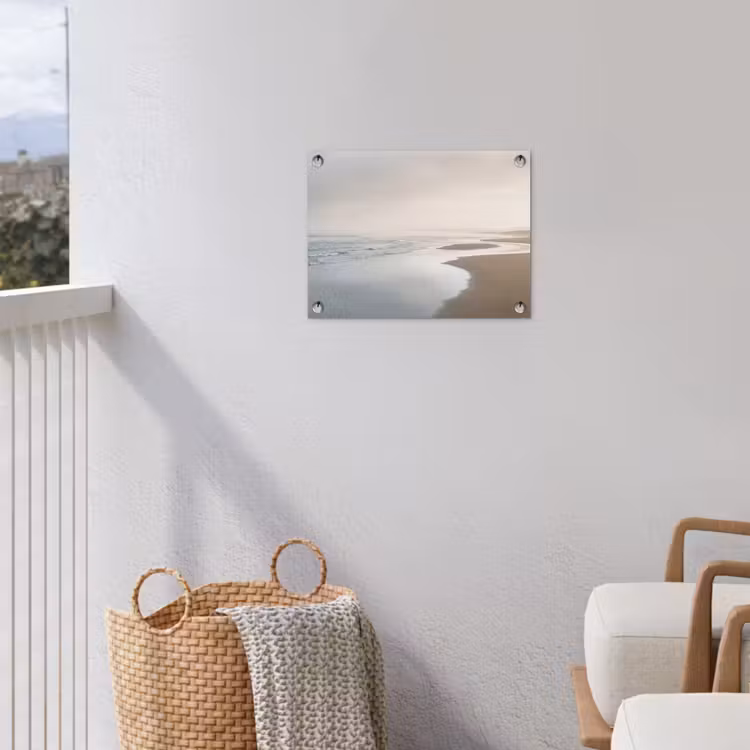 Kustlijn - Strand - Oceaan tuinposter los doek klein -sfeer8