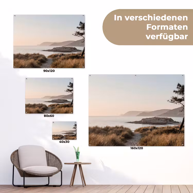 Landschap - Kust - Duinen tuinposter los doek klein -Xsfeer9_DE