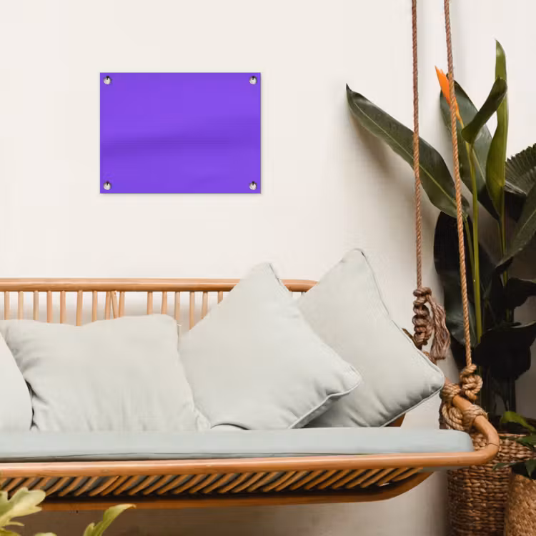 Vivid - Violet - Paars tuinposter los doek klein 239 -sfeer7