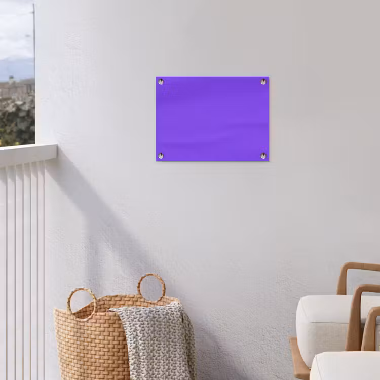 Vivid - Violet - Paars tuinposter los doek klein 239 -sfeer8