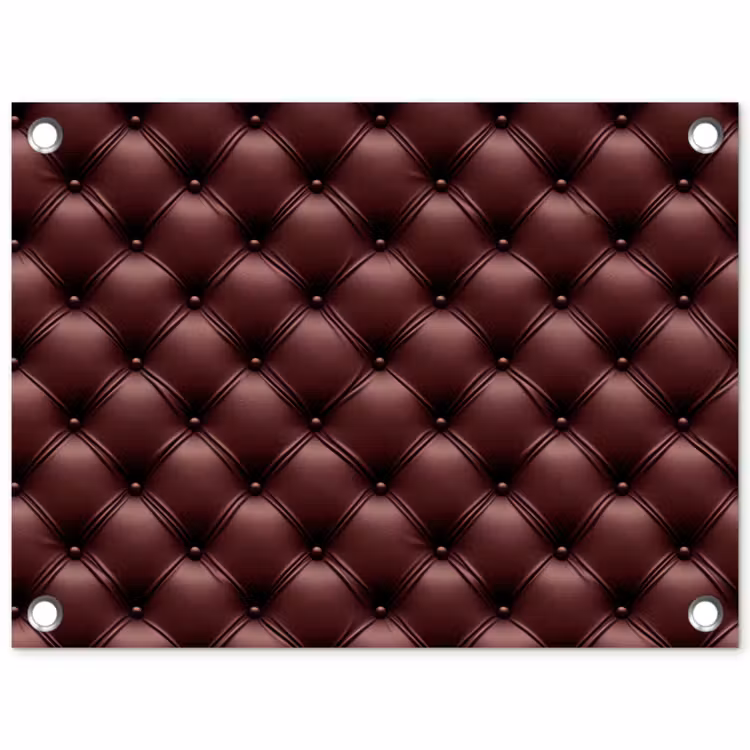 Leer - Patroon - Bordeaux tuinposter los doek klein 239 -3d