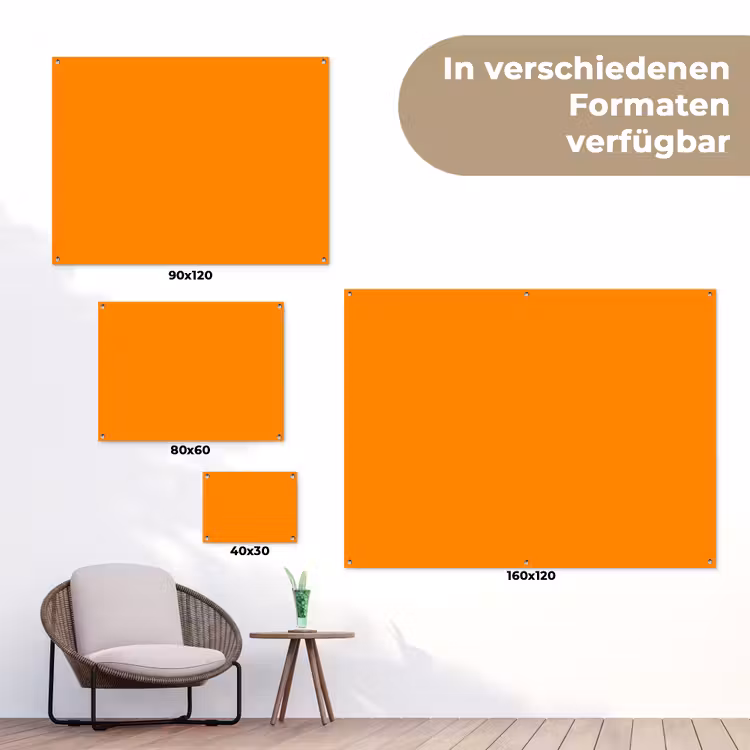 Marigold - Glow - Oranje tuinposter los doek klein 239 -Xsfeer9_DE