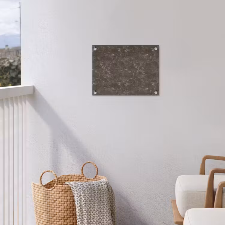 Marmer - Aders - Bruin tuinposter los doek klein 239 -sfeer8
