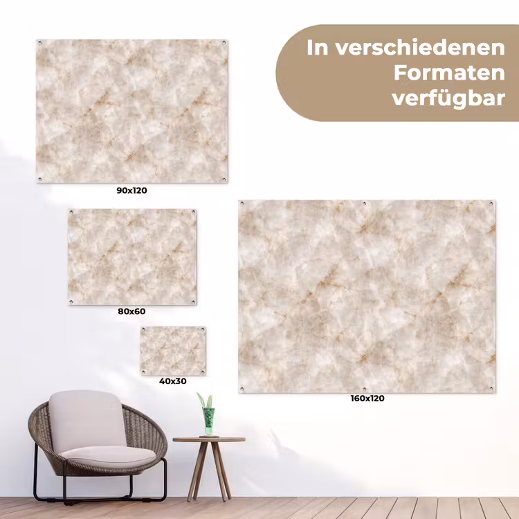 Marmer - Patroon - Klassiek tuinposter los doek klein 239 -Xsfeer9_DE