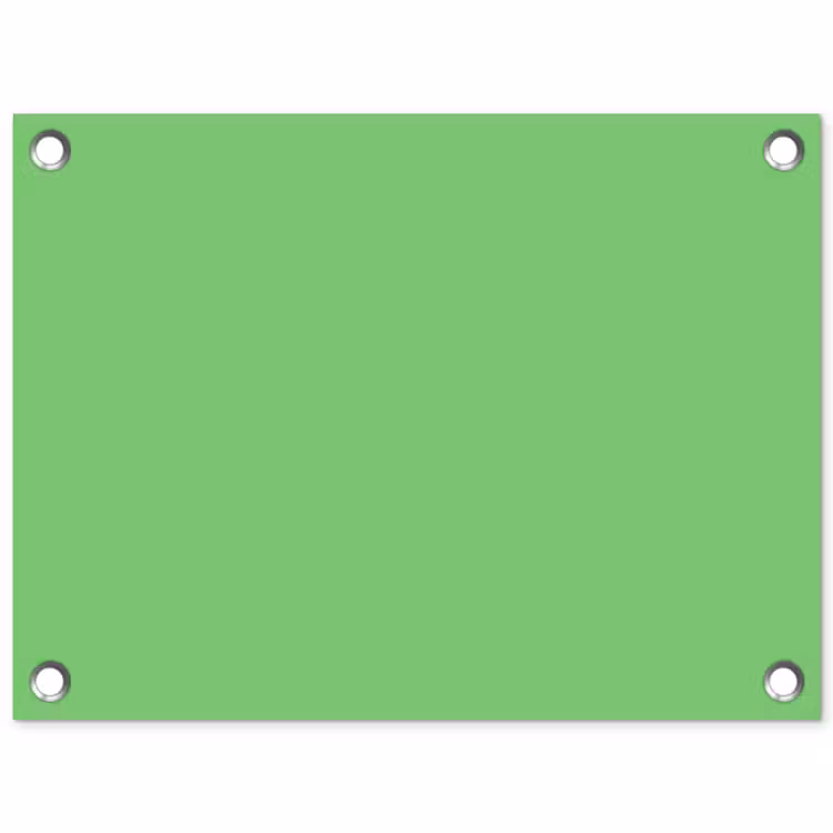 Meadow - Green - Groen tuinposter los doek klein 239 -3d