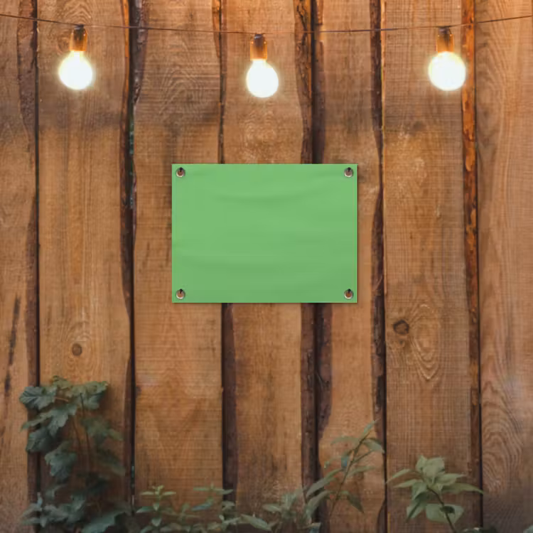 Meadow - Green - Groen tuinposter los doek klein 239 -sfeer1