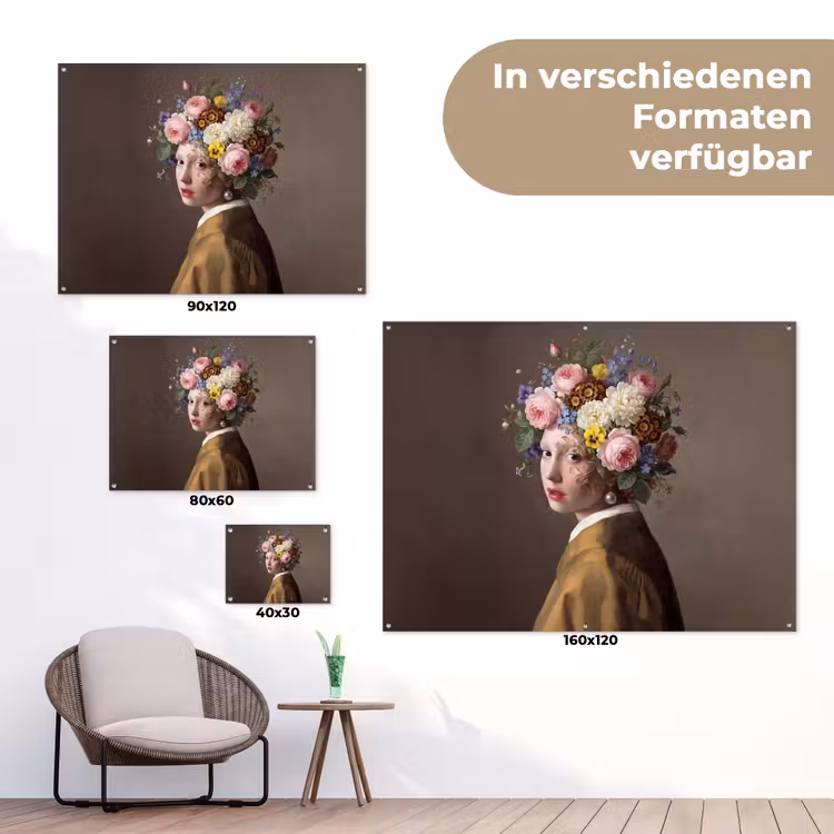 Meesterwerk - Modern - Kleurrijk tuinposter los doek klein -Xsfeer9_DE