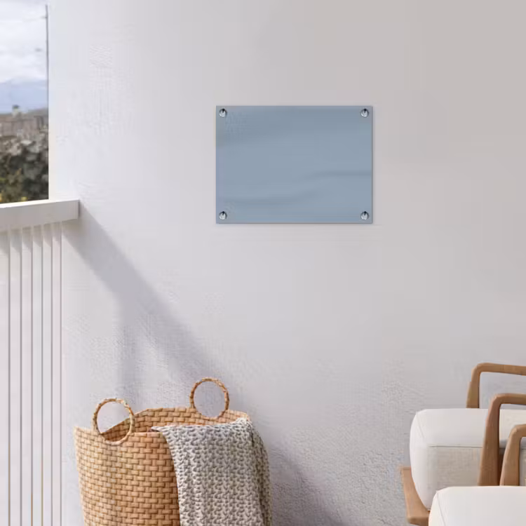 Mellow - Breeze - Blauw tuinposter los doek klein 239 -sfeer8
