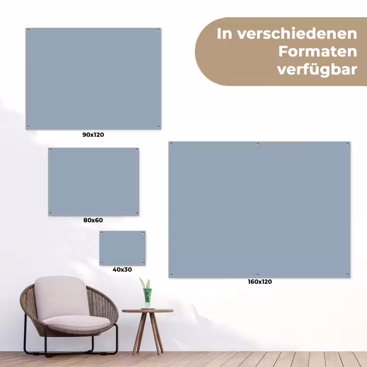 Mellow - Breeze - Blauw tuinposter los doek klein 239 -Xsfeer9_DE